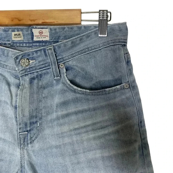 Adriano Goldschmied Dylan  Slim Skinny Blue Denim Men’s Jeans Size 32 - Picture 3 of 9